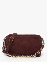 Cross Body Tas Vintage Leder Mila louise Bruin vintage 23673V